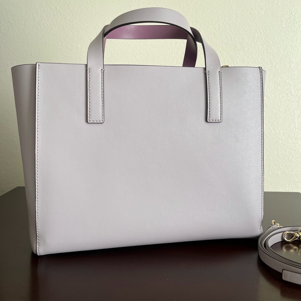 Kate Spade Nelle Putnam Drive Lavender Purple Crossbody Purse 9.6Hx15.6Wx4.7D - Picture 9 of 12